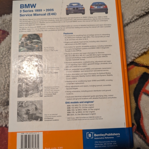 BMW 3 Series Service Manual - Picture 6 of 6